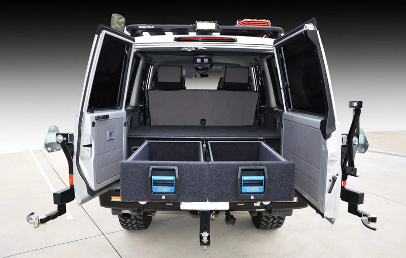 MSA 4x4 930A Double Drawer Kit (Landcruiser 76 Series) — fits Toyota Landcruiser 76 Series