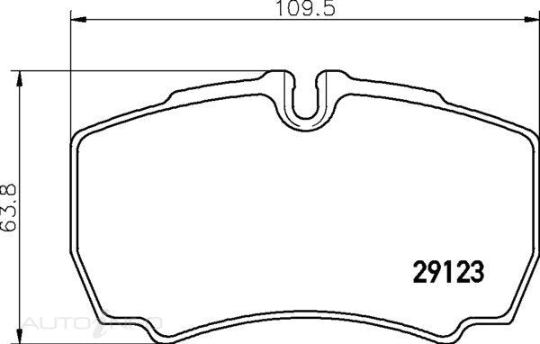 C-Plus Brake Pads Rear Ive Daily 99-On - MDB2282