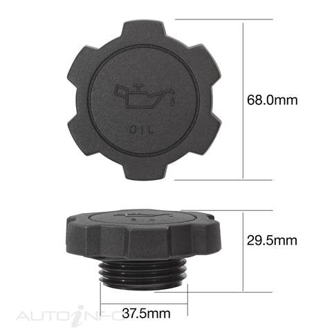 Tridon Oil Filler Cap - TOC511