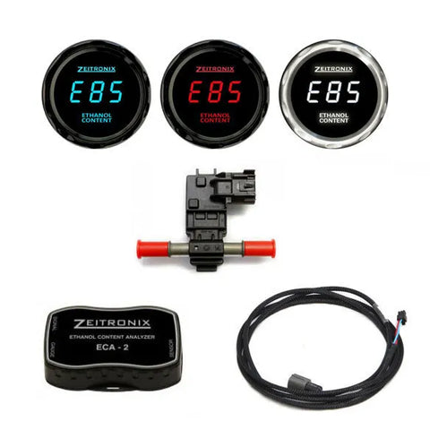 Zeitronix ECA2 V2 Ethanol Content Analyzer Kit w/Sensor, Gauge and PnP Harness (BRZ/86) Red