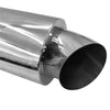 Polished Tip Exhaust Muffler Cannon 480mm Length 3" Inlet 4" Outlet — image 6