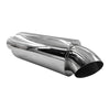 Polished Tip Exhaust Muffler Cannon 480mm Length 3" Inlet 4" Outlet — image 2