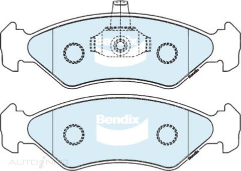Bendix Brake Pads Ford KA Mazda 121 Front - DB1373GCT