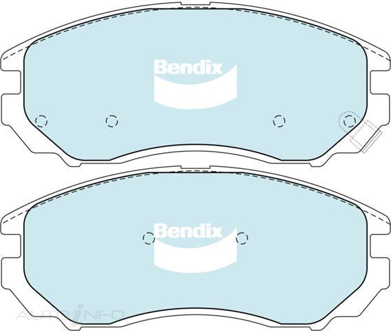 Bendix Brake Pads Front Hyundai Tiburon - DB1863GCT
