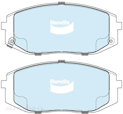 Bendix Brake Pads Front Hyundai Sta 21-On - DB2650GCT