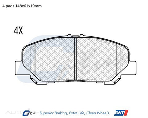 C-Plus Brake Pads Front Toyota Estima ACR50 - DB1913CP