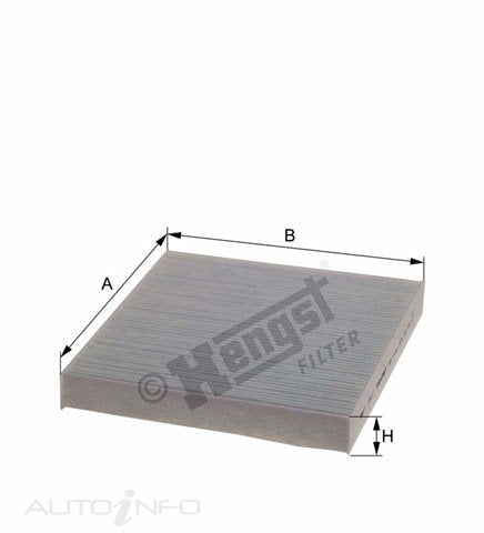 Hengst Cabin Filter Audi A2 Sea VW - E961LI