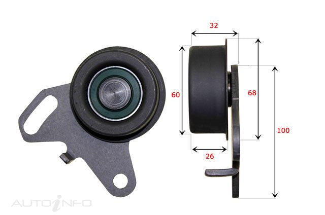 BW Timing Belt Tensioner Mitsubishi Hyundai - TT01063