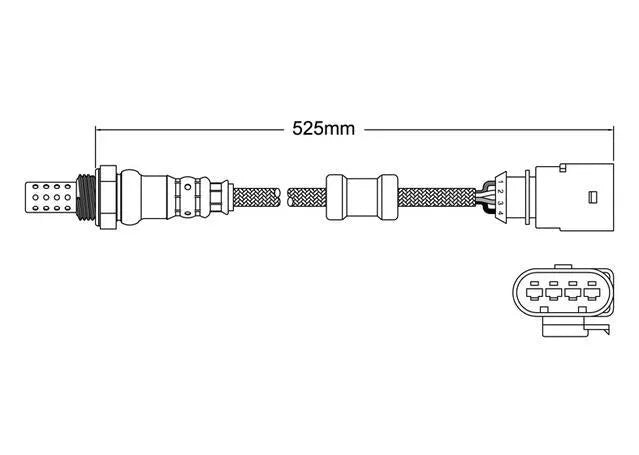 PAT Premium EGO-222 Oxygen Sensor - Post Cat