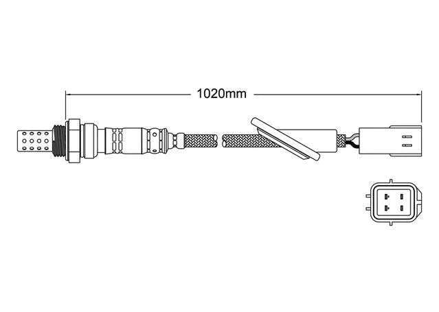 PAT Premium Oxygen Sensor - Post Cat (MX5 NB 98-00) — fits Mazda MX-5