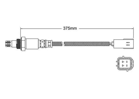 PAT Premium Oxygen Sensor Pre Cat (370Z 09-12/GTR 89-19) — fits Nissan Skyline R34