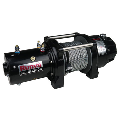 Runva EH2000 Lifting Winch 12V with Steel Cable