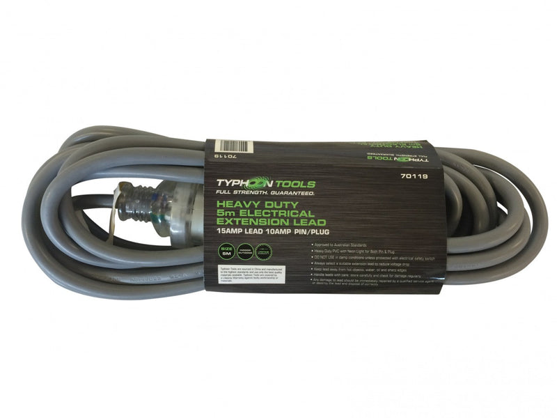 Typhoon Tools Extension Lead 15Amp 15 Metre 70127