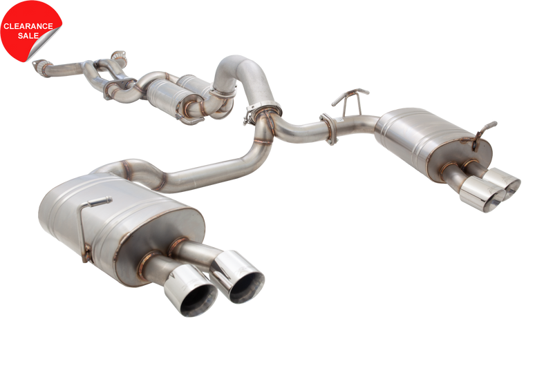 XForce Twin 3in Cat-Back Exhaust - 304 Stainless Steel (Falcon 08-14) — fits Ford Falcon Xr8 Supercharged