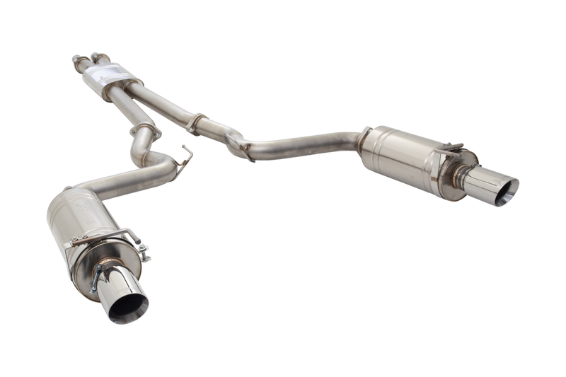 Xforce ES-FM15-CBS Twin 3in Cat-Back Exhaust w/ Round