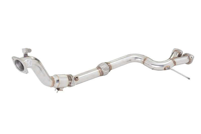 XForce Dump-Pipe and Cat Kit - Polished Stainless Steel (Mustang EcoBoost 15+) — fits Ford Mustang Eco Boost