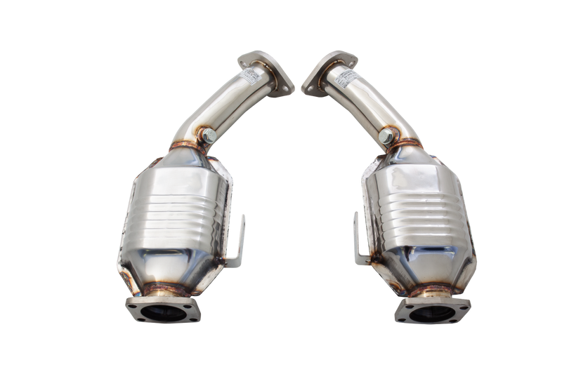 XForce Twin 2.5in Ceramic Cat Converters (Commodore 97-06) — fits Holden Commodore