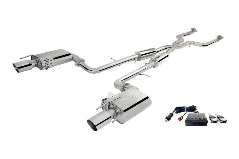 XForce Twin 2.5in Stainless Steel Cat-Back Exhaust System w/ Varex Rear Mufflers (IS350 13-16)