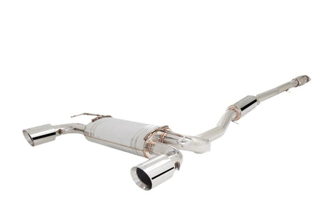 XForce 3in Cat-Back Exhaust w/Dual Tips - Stainless Steel (EVO X 07-16)