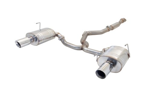XForce Brushed 304 Stainless Steel 3" Cat Back Exhaust System (Levorg GT V1 2L 16-20) — fits Subaru Levorg