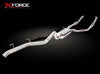XForce Twin 2.5in Turbo-Back Exhaust w/ High Flow Cat - Stainless Steel (Landcruiser 200 Series 07-16)