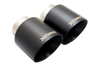 XForce 4in Matte Black Tips (M135i 12-16/M140i 16-19) Matte Black