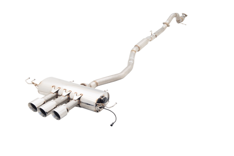 XForce 3in Cat-Back Exhaust w/Varex Rear Muffler (Civic Type R 17+) — fits Honda Civic Type