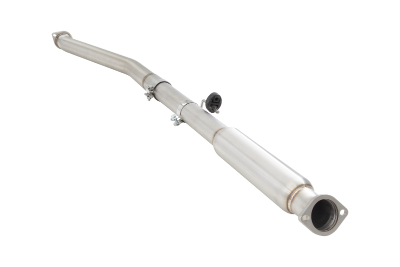XForce 3" Stainless Steel Secondary Cat Delete Pipe with High Flow Resonator (Kona 21+) — fits Hyundai Kona