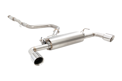 XForce Non-Polished Stainless Steel 3" Varex Valved Cat Back System (i30 22+) — fits Hyundai I30n