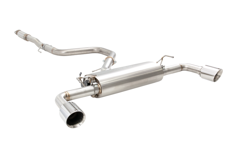 XForce Non-Polished Stainless Steel 3" Varex Valved Cat Back System (i30 22+) — fits Hyundai I30n