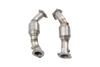 Xforce ESKS17KITB Downpipe with Metallic Cat Kit - Brushed Stainless Steel (Stinger 17-21)