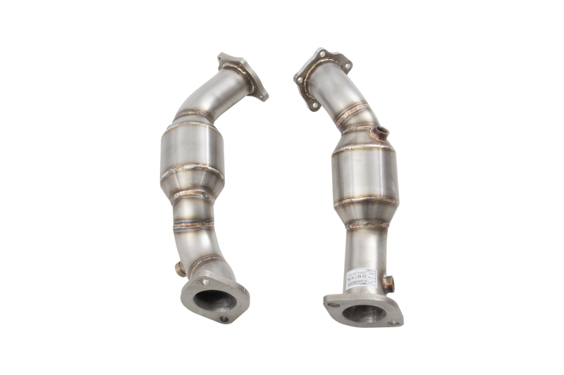 Xforce ESKS17KITB Downpipe with Metallic Cat Kit - Brushed Stainless Steel (Stinger 17-21)