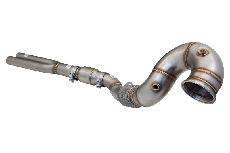 Xforce ESRS317KITB Dump Pipe and Cat Kit - Stainless Steel