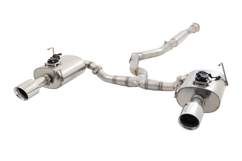 XForce Brushed 304 Stainless Steel 3in Varex Cat Back Exhaust System (Levorg GT 16-20)