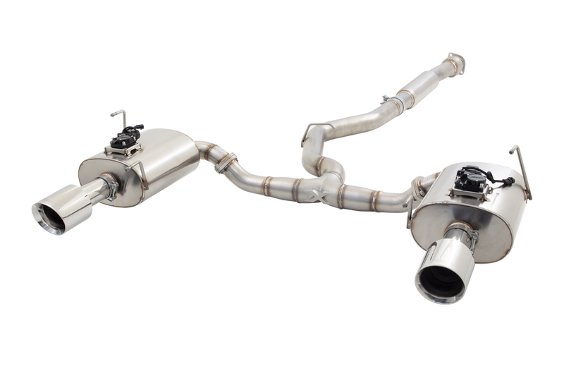 XForce Brushed 304 Stainless Steel 3in Varex Cat Back Exhaust System (Levorg GT 16-20)
