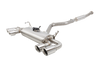XForce 3in Cat Back System with Quad Tip Outlet - 304 Stainless Steel (WRX Hatch 11-14/STI Hatch 08-14)