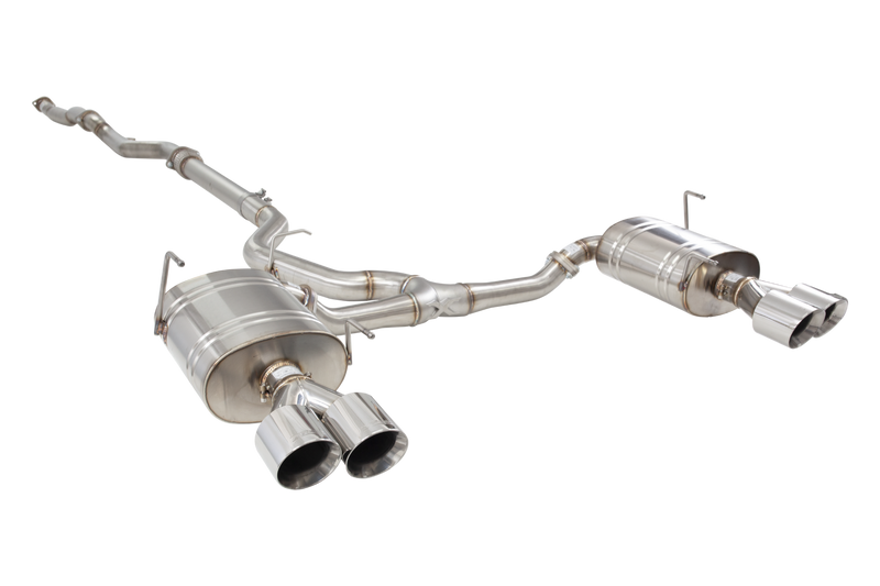 XForce 3in Cat Back Exhaust Street System - 304 Stainless Steel (WRX 22+) — fits Subaru WRX