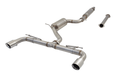 XForce 3in Cat-back Exhaust System - Stainless Steel (Golf MK7 13-21/MK8 21+) — fits Volkswagen Golf Gti