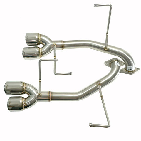 CMA Muffler Delete Axle-Back - 3 inch Double-Wall Stainless Tips (WRX/STi 11-14 Sedan) — fits Subaru STI