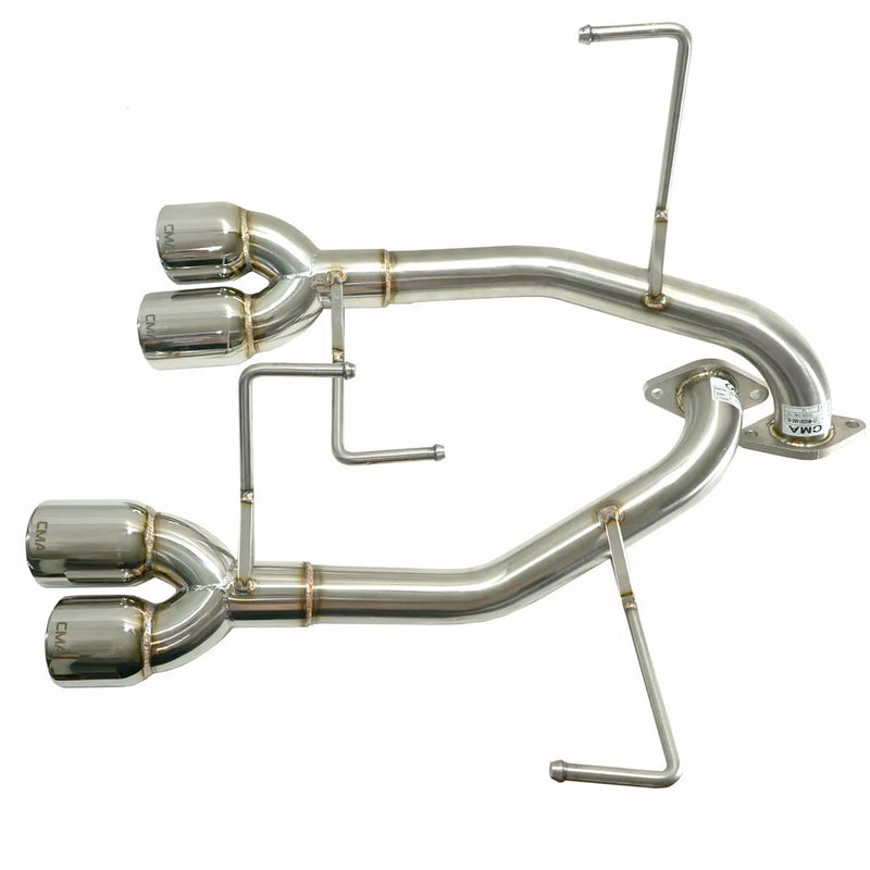 CMA Muffler Delete Axle-Back - 3 inch Double-Wall Stainless Tips (WRX/STi 2015+) — fits Subaru STI
