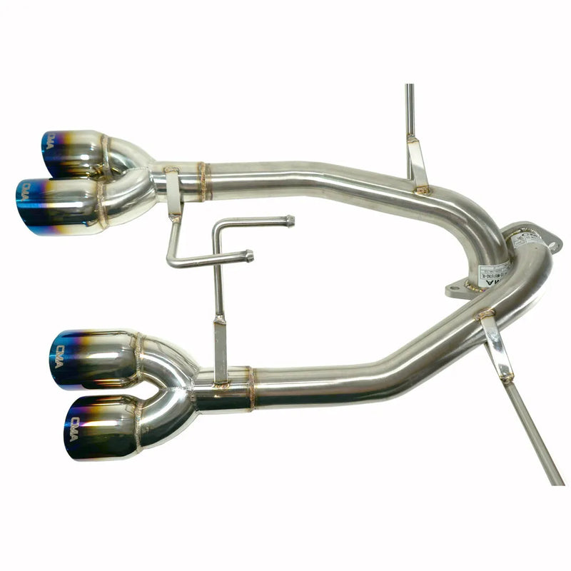 CMA Muffler Delete Axle-Back - 3 inch Double-Wall Neo Tips (WRX/STi 2015+) — fits Subaru STI