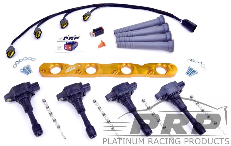 Platinum Racing Products Mitsubishi 4B11 Evo X Ignition Coil Kit — fits Mitsubishi Evo