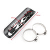 Harley Kawasaki Generic Flame Exhaust Muffler Pipe Heat Shield Cover Heel Guard