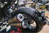 BMW R1200R R NINE T 2014-2016 Generic Exhaust Tips Cover Frame Black/Chrome