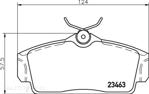 C-Plus Brake Pads Front Nissan N16 Pulley - MDB1818