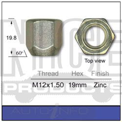 Nice Wheel Nut Holden Chevrolet Bui GM - NN301