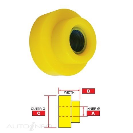 Powerdown Bush Engine Mount Front Intake Accessory - PD869C