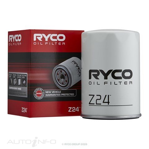 Ryco Oil Filter Chevrolet Holden V8 - Z24
