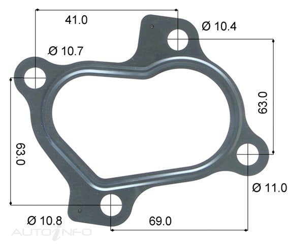Permaseal Gasket Turbo Out Mitsubishi Chall Trit - TUR099