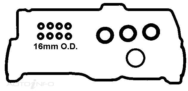 Permaseal Gasket Rocker Cover Gasket Kit Toyota V6 - JN792K